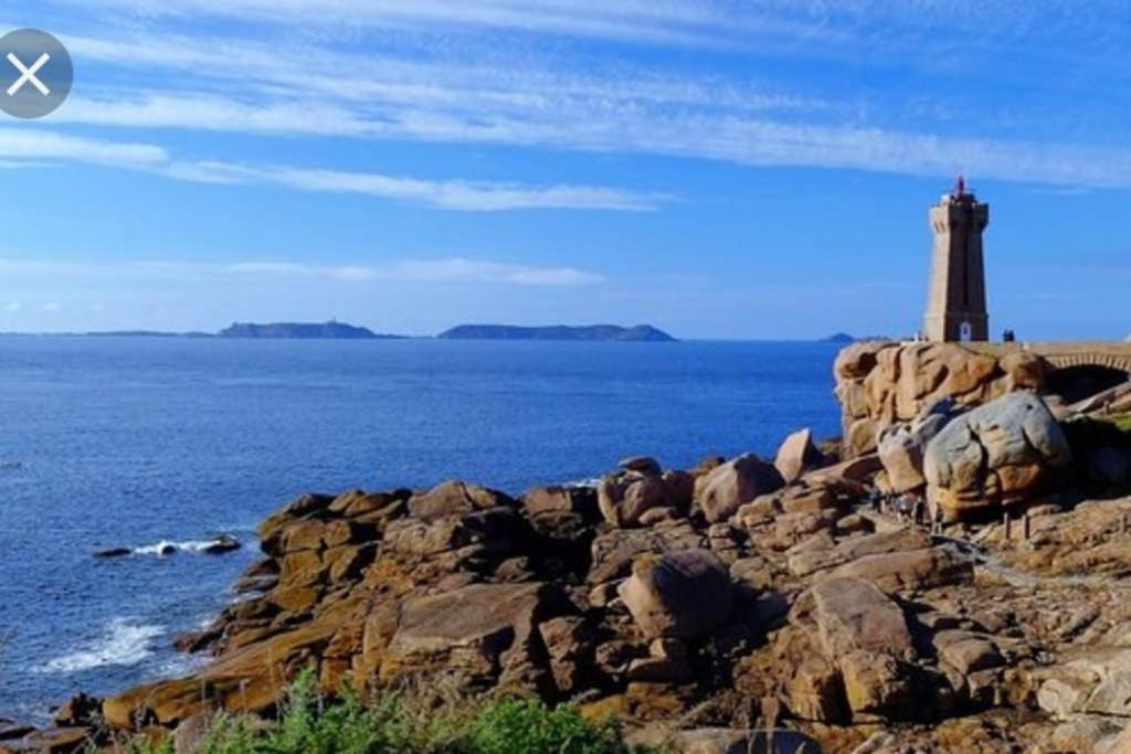Appartement Plage De Trestraou Perros-Guirec Luaran gambar